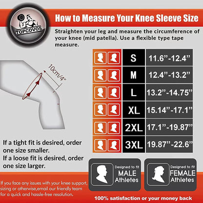 Large Silicone Knee Brace for Sports and Fitness